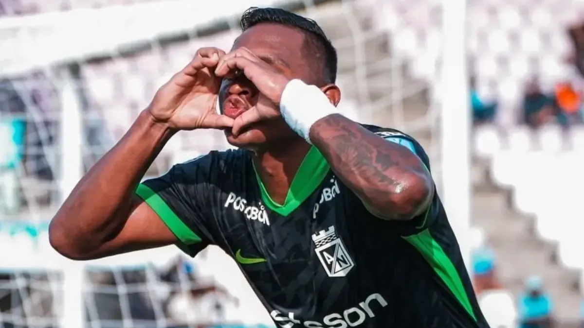 Alfredo Morelos, jugador de Atlético Nacional.