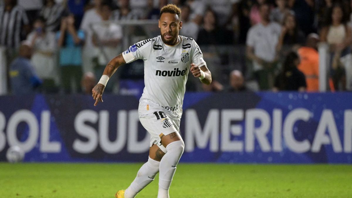 Neymar en Santos