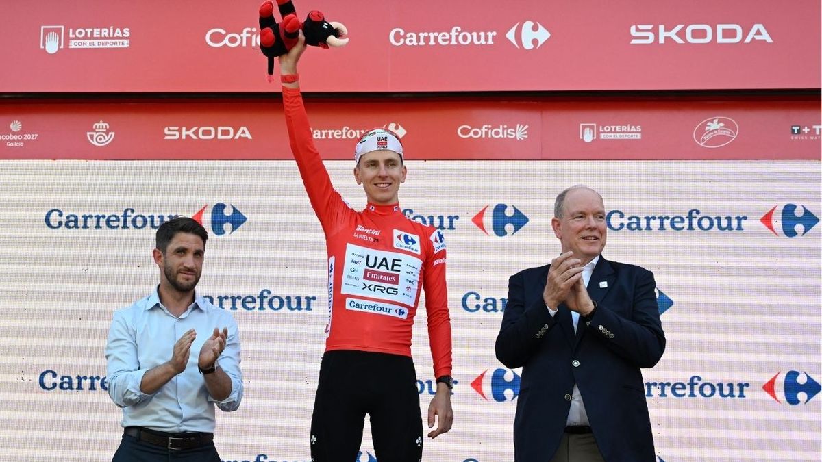 Tadej Pogacar ganó la etapa 4 de la Vuelta a España 2026.