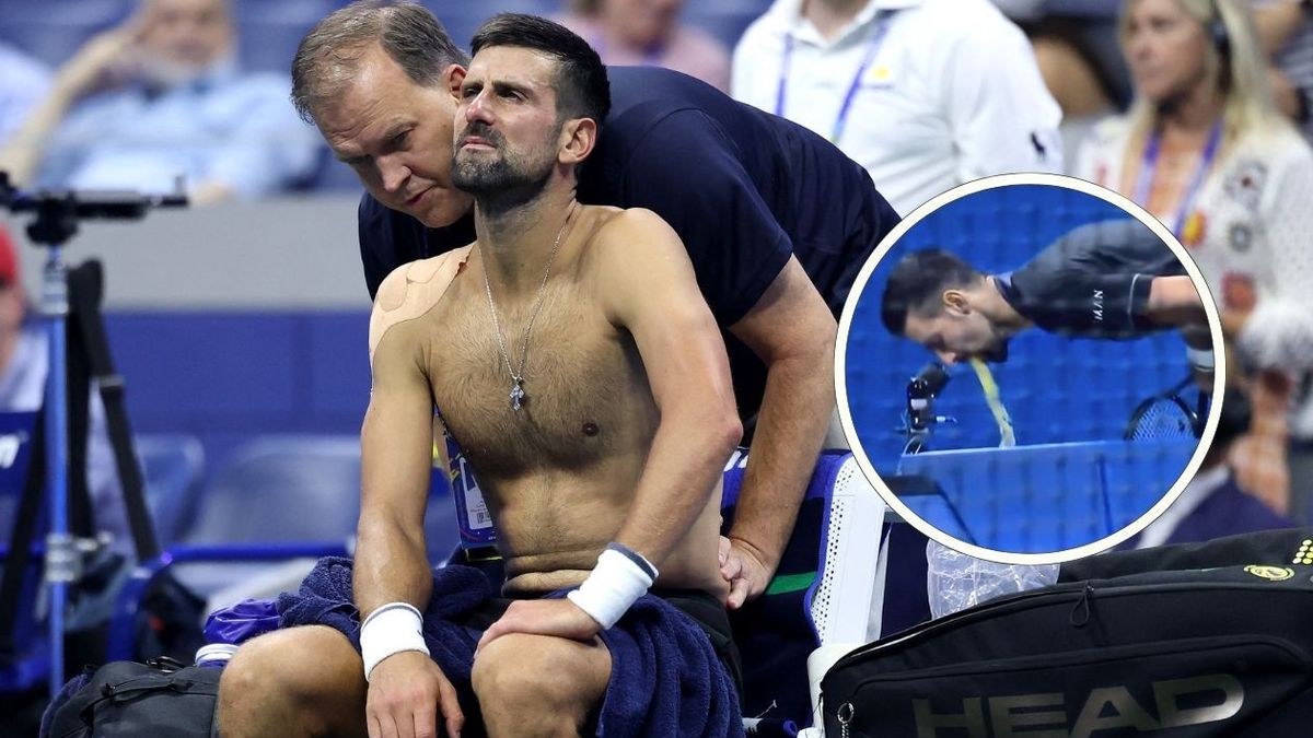 Esto pasó con Djokovic en el US Open