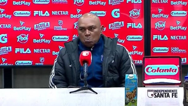Técnico de Millonarios ya sacó excusa tras haber perdido ante Santa Fe