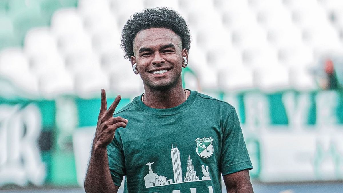 Johan Martínez, jugador del Deportivo Cali agredido