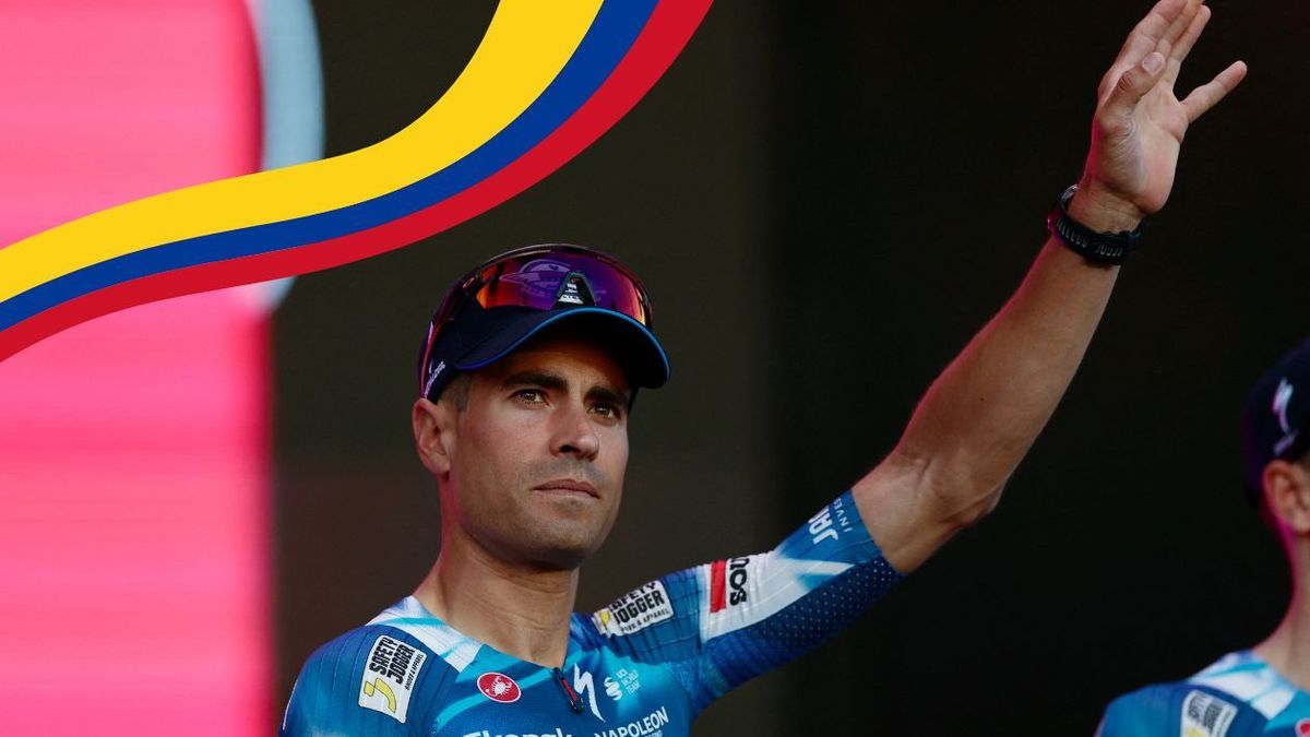Un ciclista colombiano llegaría al equipo de Mikel Landa