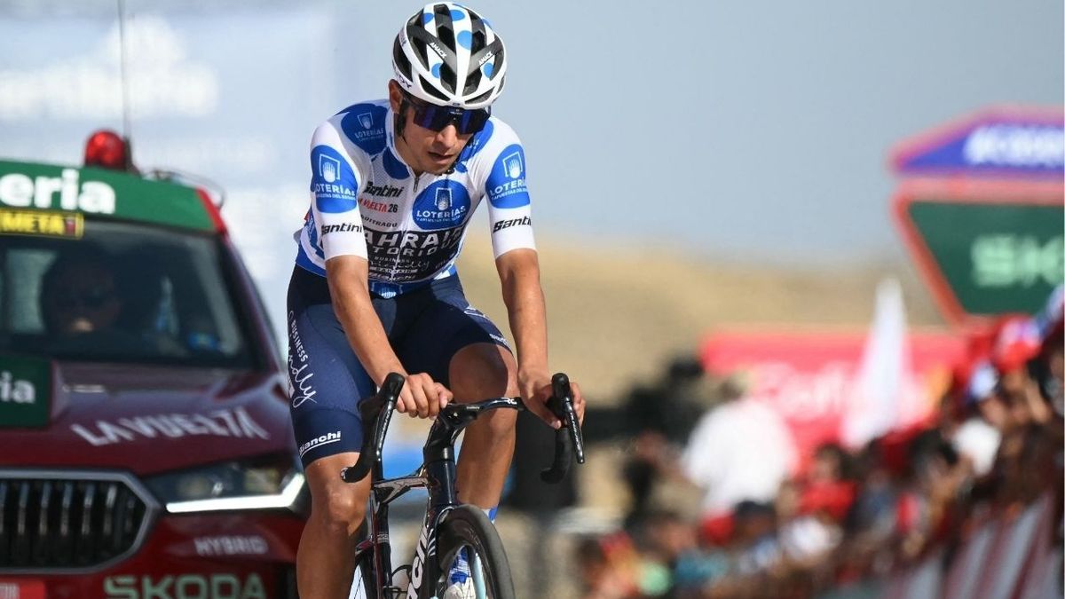 Santiago Buitrago, líder de la clasificación de la montaña en la Vuelta a España - Etapa 16