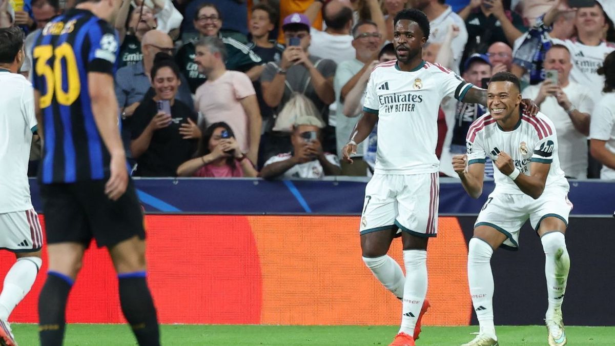 Real Madrid le ganó a Inter de Milán por Champions