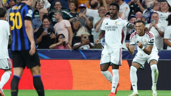 Real Madrid no pasó problemas y derrotó a Inter en la primera fecha de Champions
