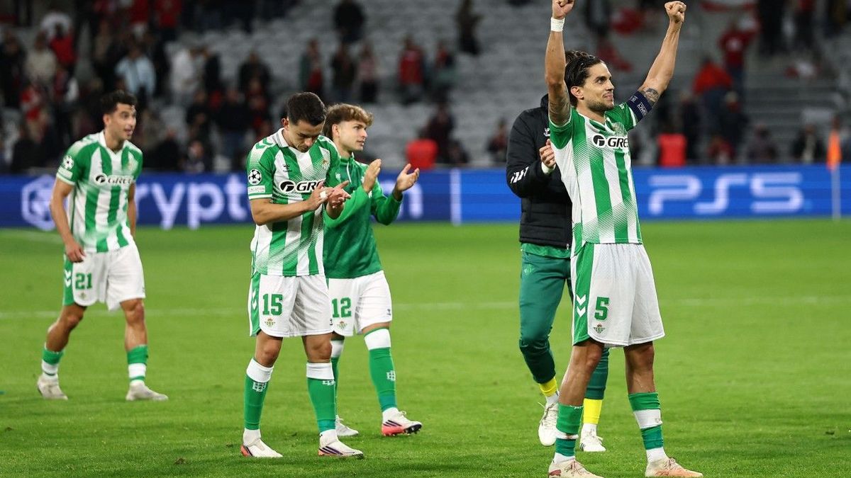Betis ganó en la Champions contra el Lille