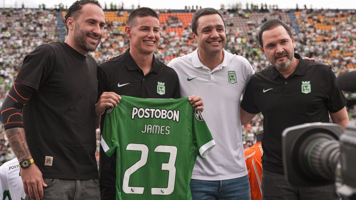 ¿Cuándo debutará James Rodríguez como jugador de Atlético Nacional en la Liga BetPlay?