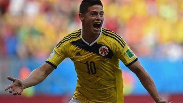 Los tres golazos de James Rodríguez que quedaron para siempre en la historia de Colombia