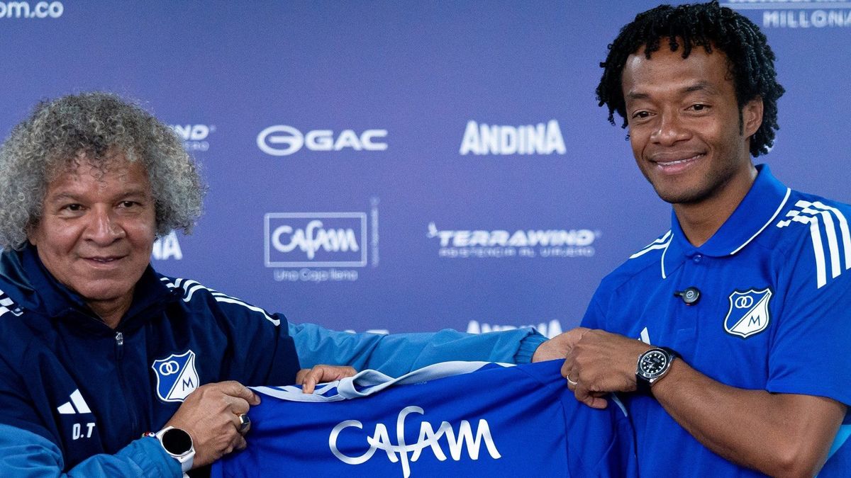 Presentación de Juan Guillermo Cuadrado ante los hinchas de Millonarios