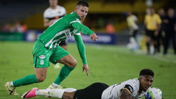 James Rodríguez: calificación en su debut con Atlético Nacional
