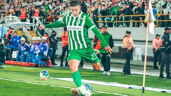James Rodríguez encendió las alarmas tras golpe en su primer partido con Nacional