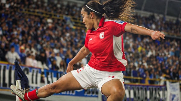Santa Fe, con un festejo a lo Ewil en la Liga Femenina: ‘Lo tenía pensado’