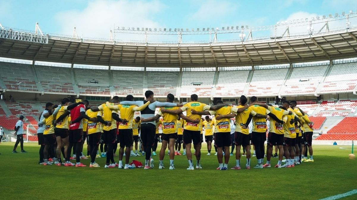 Junior entreno en el nuevo estadio Metropolitano
