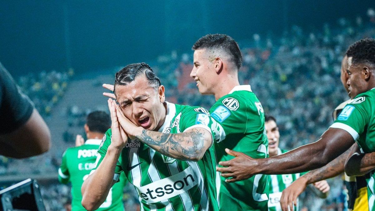 Atlético Nacional venció al Junior de Barranquilla y James se estrenó de titular