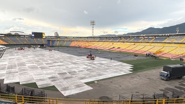¿Cómo quedó la gramilla de El Campín luego de los conciertos de BTS? Tiempo de recuperación