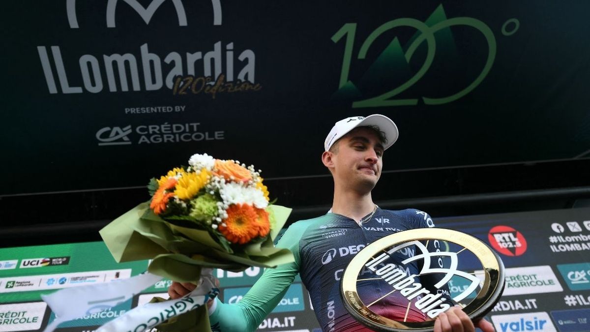 Paul Seixas, ganador del Giro de Lombardía