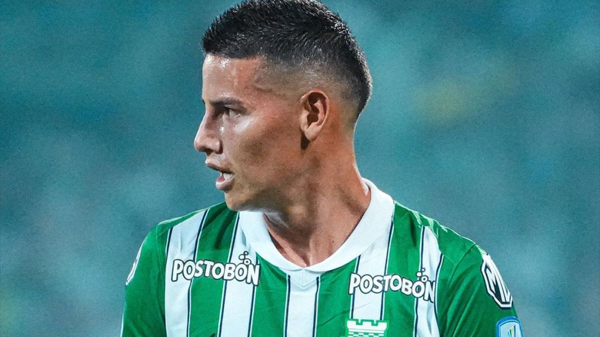 James Rodríguez es la gran ausencia de Atlético Nacional ante Boyacá Chicó.