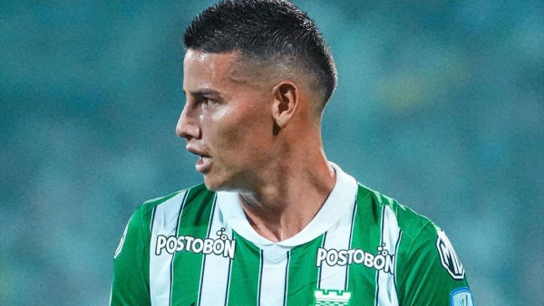 Lo que pasaría con James Rodríguez en el clásico Nacional vs Medellín