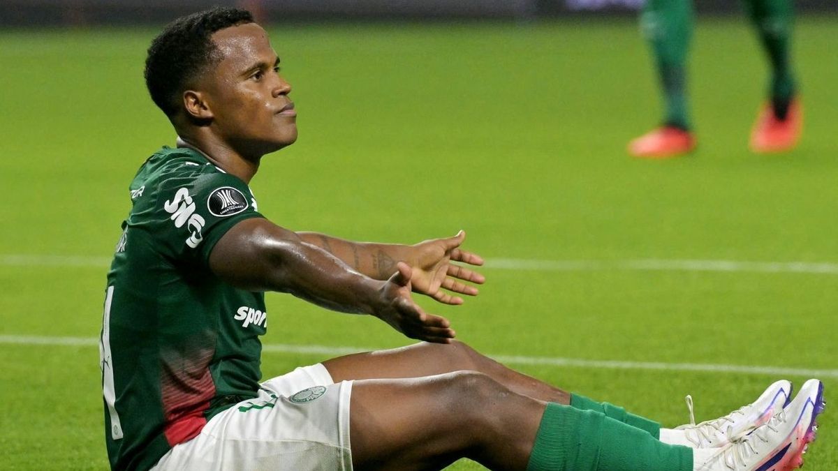 Jhon Arias, futbolista colombiano de Palmeiras