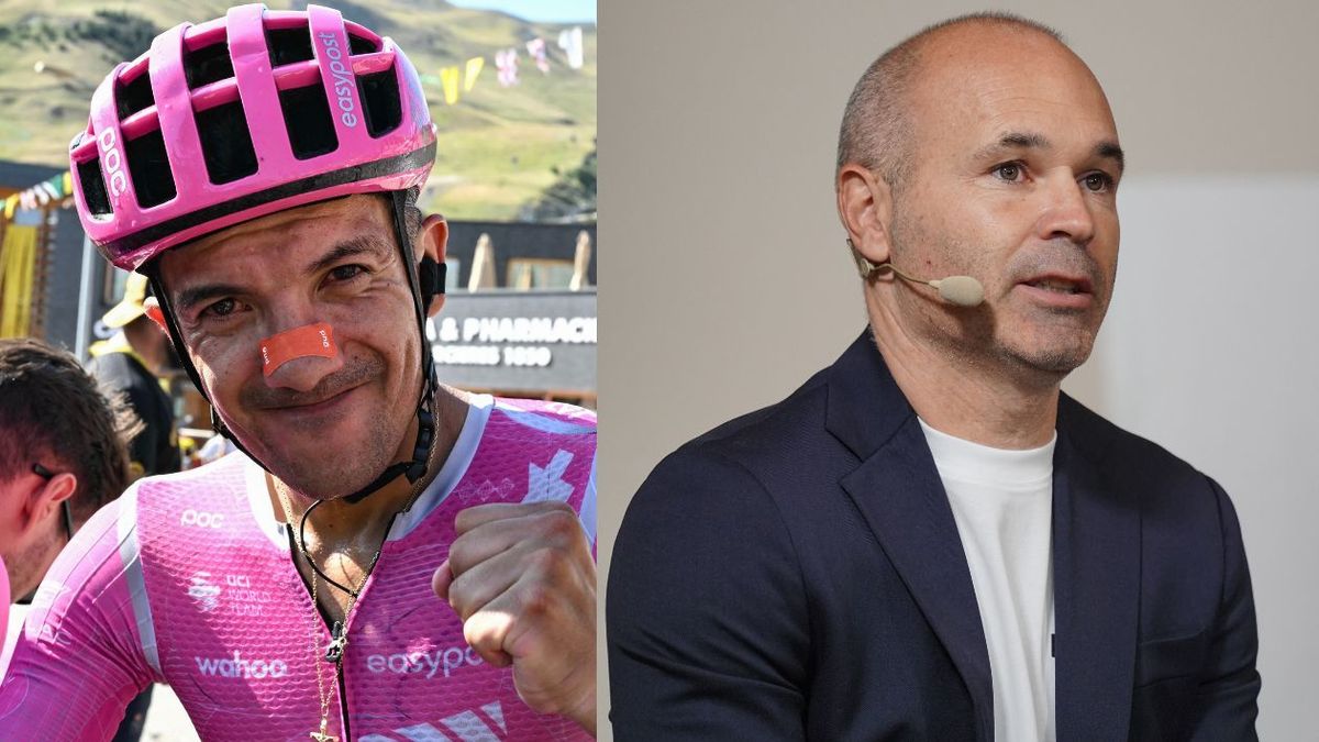[Video] Andrés Iniesta le dio la bienvenida a Richard Carapaz al NSN Cycling, ¿por cuánto tiempo firmó?