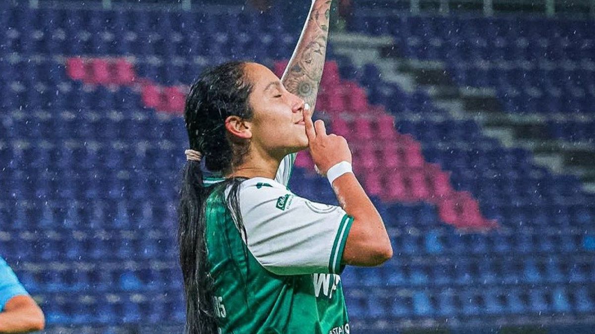 Daniela Castellanos marcó el segundo gol vs Nacional de Uruguay