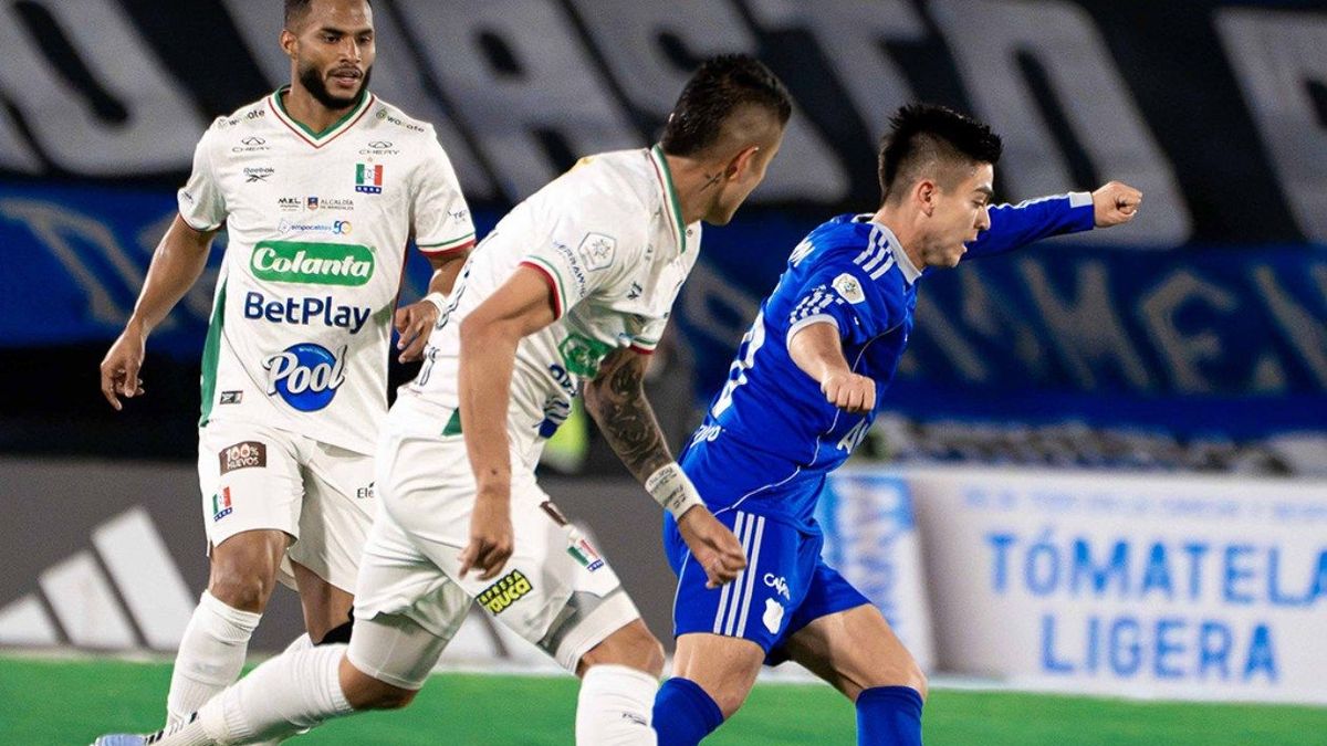 Millonarios vs Once Caldas en la Liga BetPlay no pasaron del empate