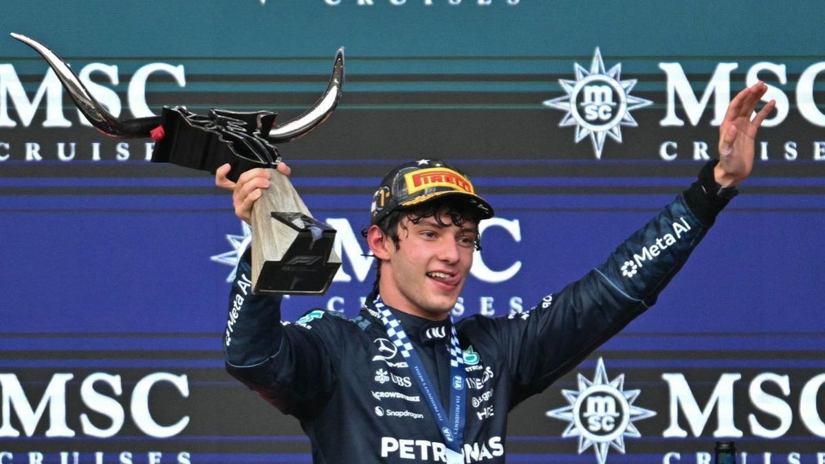Kimi Antonelli, líder de la F1
