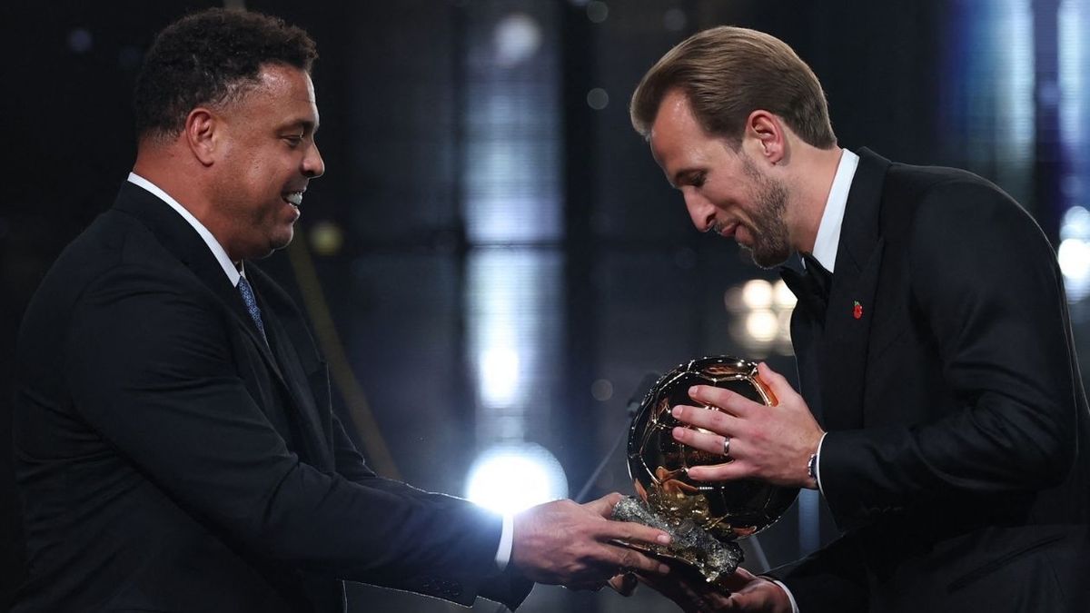 Harry Kane ganó el Balón de Oro 2026: Mbappé y Lamine Yamal completaron el podio.