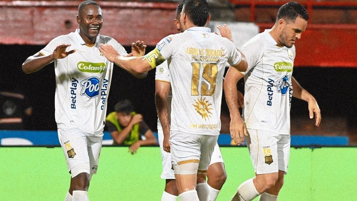 Águilas Doradas tomó ventaja ante Cúcuta Deportivo: 2-0.