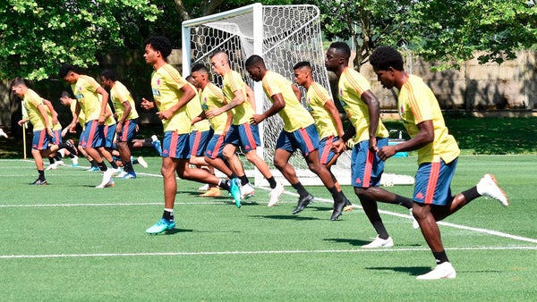 La Selección Colombia sigue entrenando pensando en el debut ante Japón