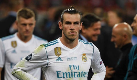 Gareth Bale con el Real Madrid en la final de la Champions League