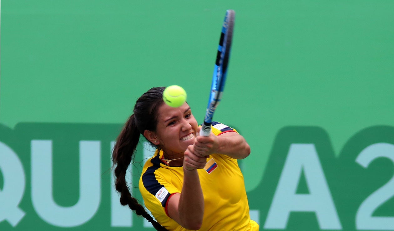 Oro en tenis para el equipo femenino de Colombia en el tenis de los Juegos Centroamericanos y del Caribe Barranquilla 2018