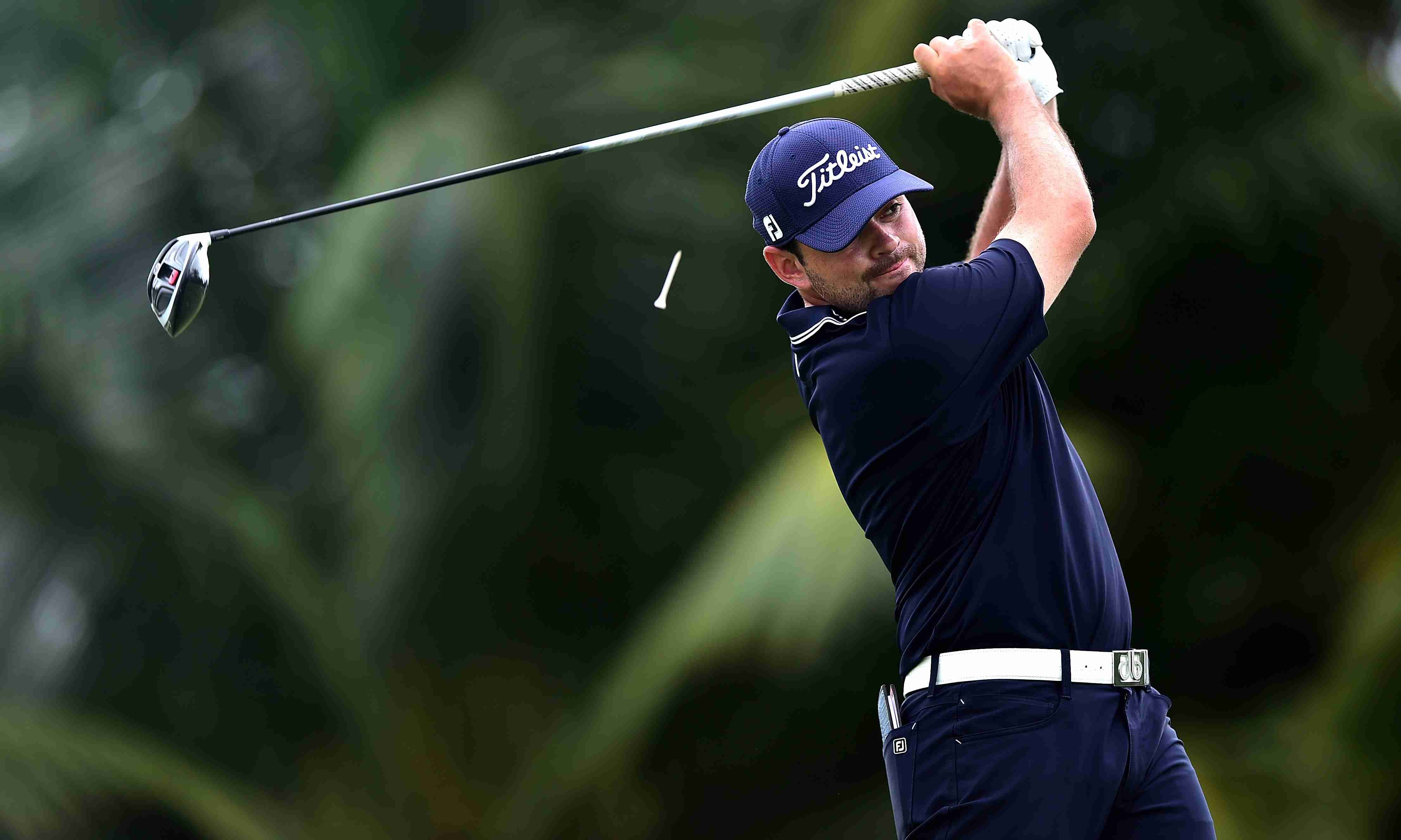 Marcelo Rozo, golfista colombiano, ganó oro en los Juegos Centroamericanos y del Caribe.