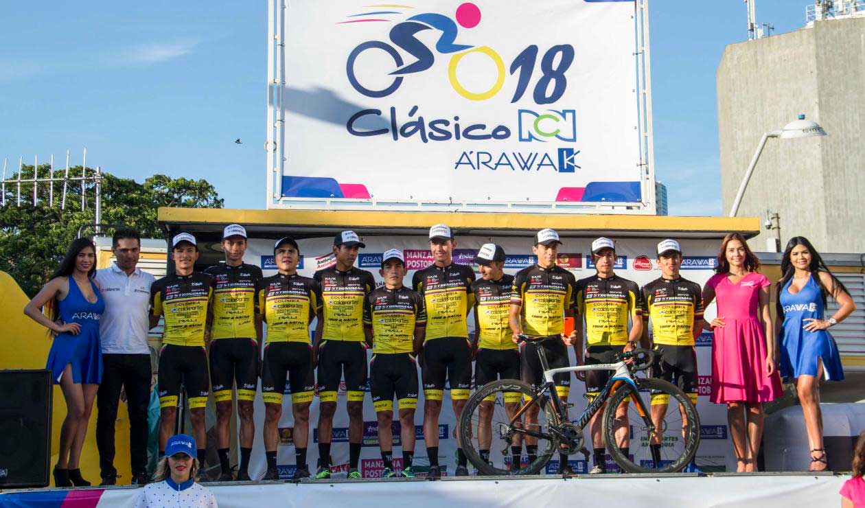 Equipo Strogman en el Clásico RCN Arawak 2018