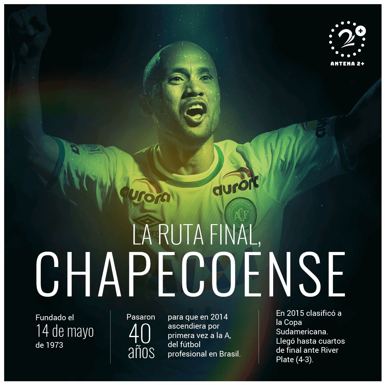 Chapecoense, fue fundado el 14 de mayo de 1973