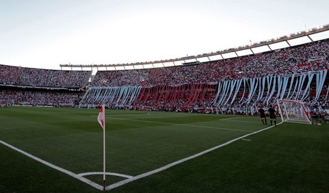 El estadio Monumental a la espera del River Plate Vs Boca Juniors en la final de la Copa Libertadores