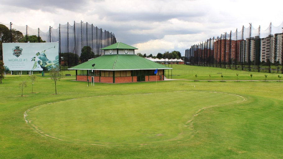 Campo público de golf de la Federación Colombiana de Golf en Bogotá.