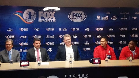 Técnico de Nacional en la presentación del Torneo Fox Sports