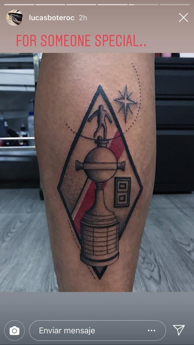 Tatuaje de Juan Fernando Quintero