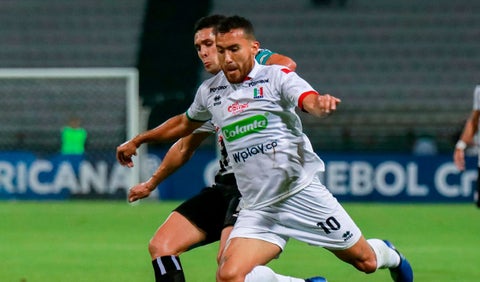 Juan Pablo Nieto, jugador cedido por Atlético Nacional al Once Caldas. El préstamo termina en junio de 2019.