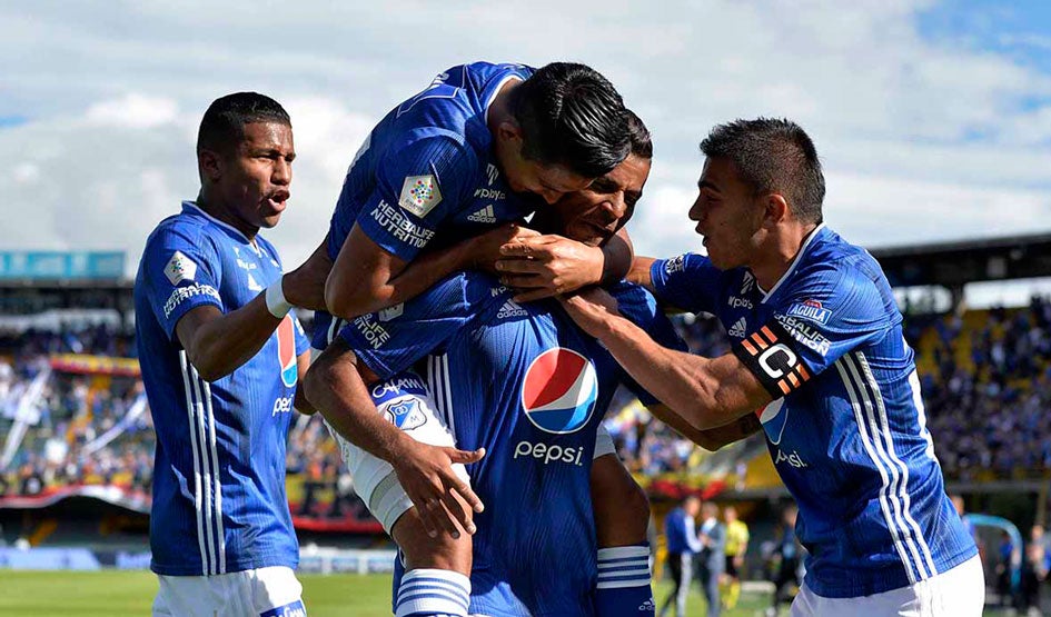 César Carrillo abrió el marcador para Millonarios ante América