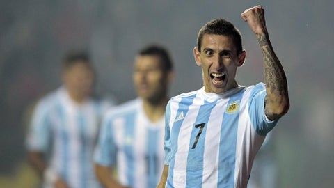 Di María, jugador argentino