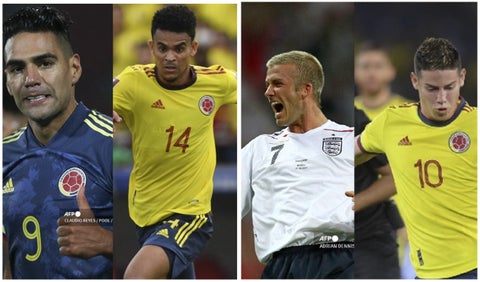 Falcao -James y Beckham