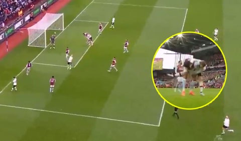 La pelea de Cristiano Ronaldo y Tyrone Mings del Aston Villa