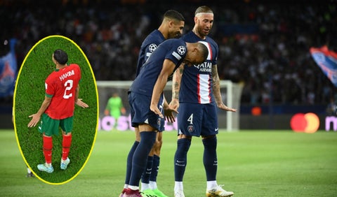 ¿Qué tuvieron que ver Mbappe y Ramos en la celebración de Hakimi?