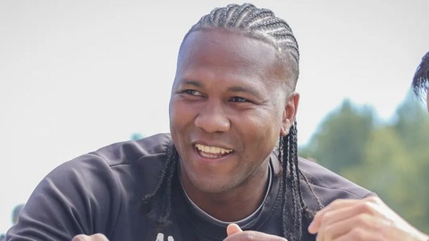 Hugo Rodallega como jugador de Independiente Santa Fe