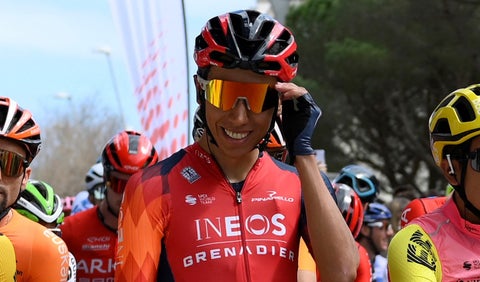 Egan Bernal con el Ineos en la temporada 2023