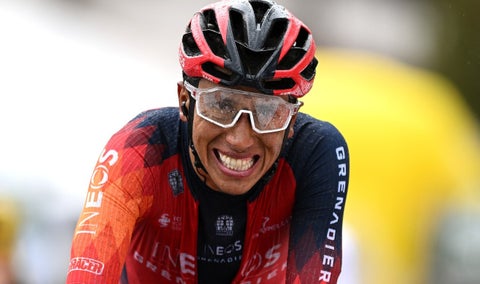 Egan Bernal, líder de Ineos en el Critetrium del Dauphiné