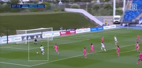 Gol de Linda Caicedo en el Real Madrid vs Madrid, Liga F de España